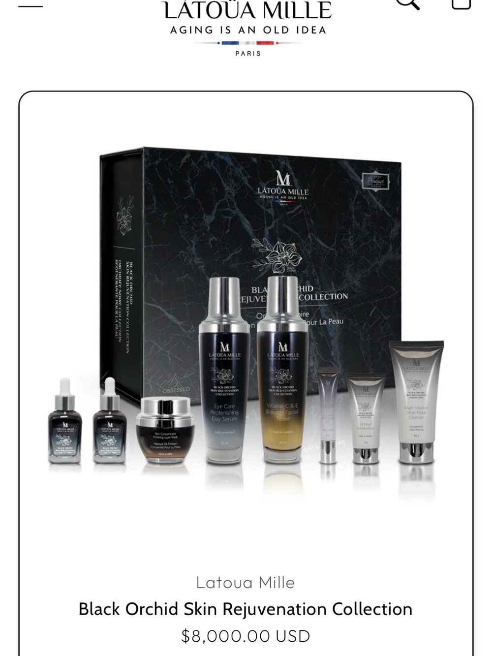 Black Orchid Skin Rejuvenation Collection - Black